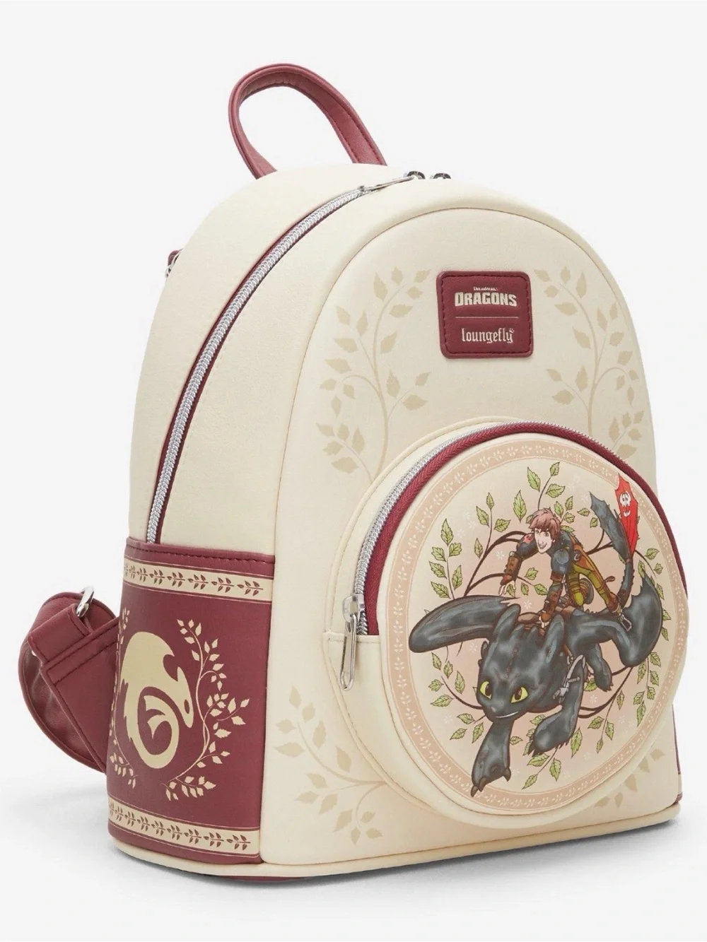 New Loungefly How To Train Your Dragon Duo Vines Mini Backpack